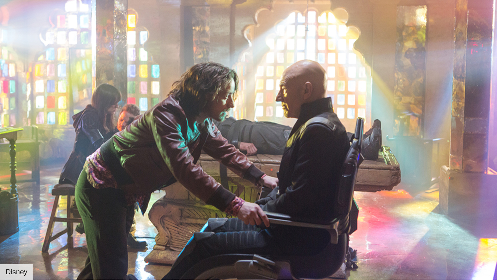 James McAvoy and Patrick Stewart in X-Men: Days of Future Past