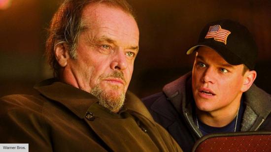 Best Matt Damon movies: Jack Nicholson in The Departed