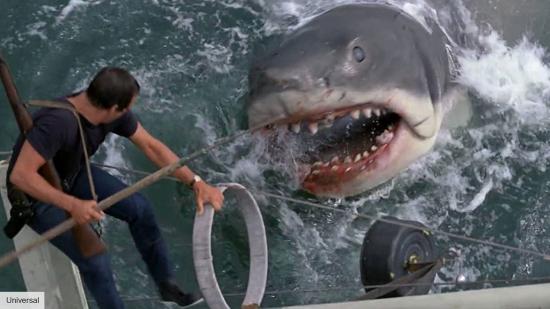 George Lucas got his head stuck in the mechanical shark form Jaws