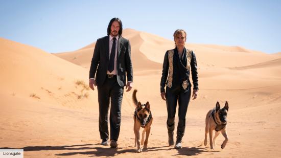 Keanu Reeves and Halle Berry in John Wick: Chapter 3 - Parabellum