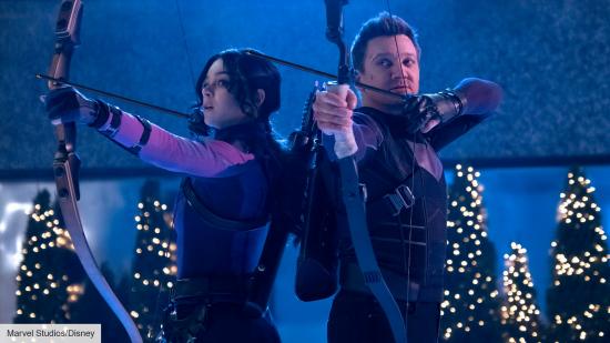 Hailee Steinfeld and Jeremy Renner in Hawkeye discuss stunts and training