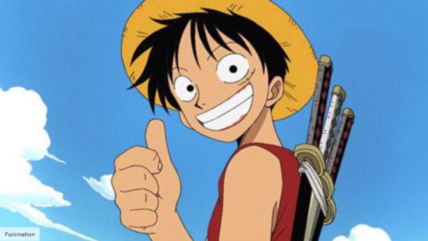Luffy giving a thumbs up while smiling