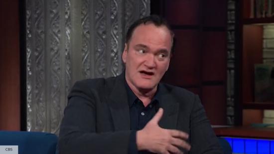 Quentin Tarantino on the Late Show