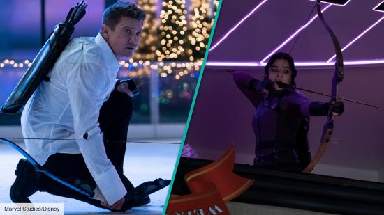 Hawkeye episode 6 review: Jeremy Renner as Clint Barton and Hailee Steinfeld as Kate Bishop
