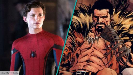 Tom Holland's Spider-Man and Kraven the Hunter