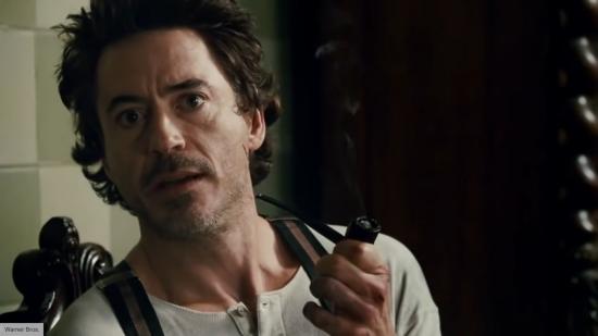 Robert Downey Jr. as Sherlock Holes in the 2009 film of the same name.