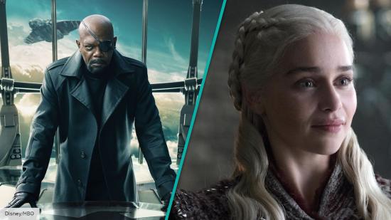 Samuel L Jackson as Nick Fury, Emilia Clarke in Game of Thrones