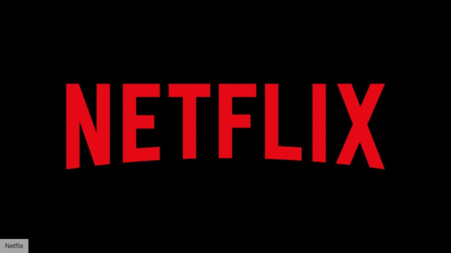 Best streaming service, Netflix - its logo is red on black.