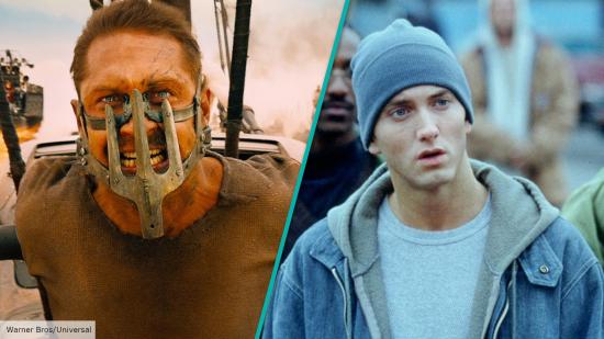 Tom Hardy as MAd Max and Eminem in Eight Mile