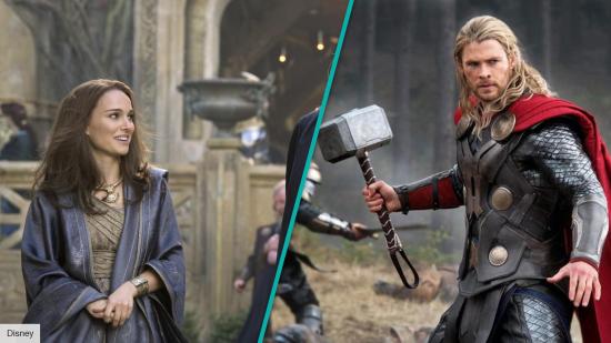 Natalie Portman and Thor
