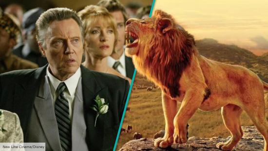Christopher Walken and a lion