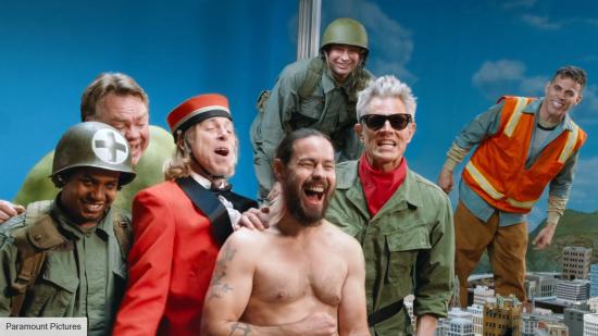 Johnny Knoxville, Steve-O, Chris Pontius, Dave England, and Wee-Man in Jackass Forever