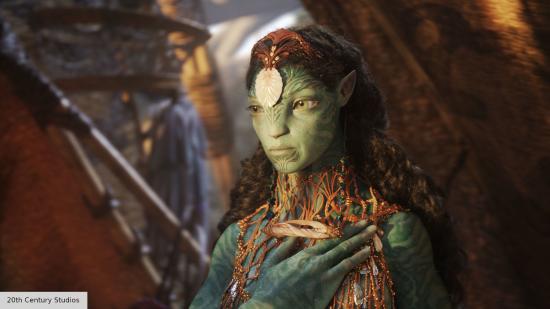 A member of the Na'vi tribe in Avatar 2