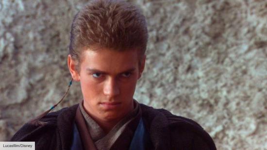Hayden Christensen as Anakin SKywalker in Star Wars: Attack of the Clones