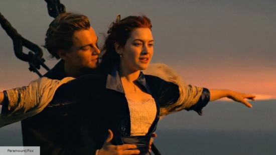 The best '90s movies; Leonardo DiCaprio and Kate Winslet in Titanic