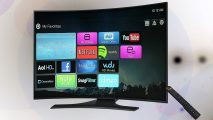 Best VPN for streaming - image shows a television with various streaming apps on it.