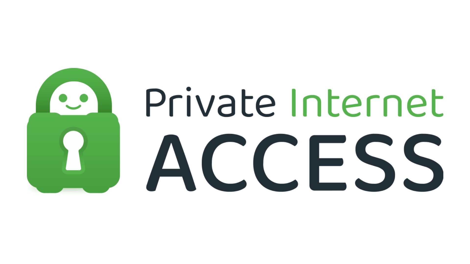 The best VPN for streaming, Private Internet Access,. Image shows its logo on a white background.