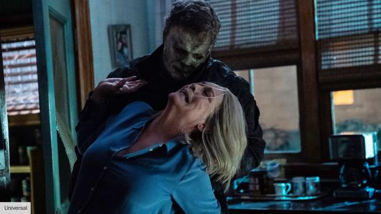 Michael Myers and Laurie Strode in Halloween Ends