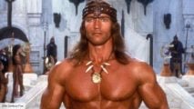 Arnold Schwarzenegger as Conan the Barbarian