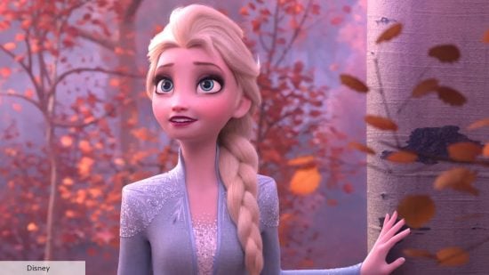 Frozen 3 release date: Elsa in Frozen 2 touching a tree