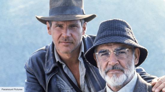 Harrison Ford and Sean Connery in Indiana Jones and the Last Crusade