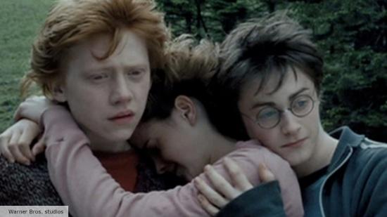 Ron, Hermione, and Harry Potter in Harry Potter and the Prisoner of Azkaban