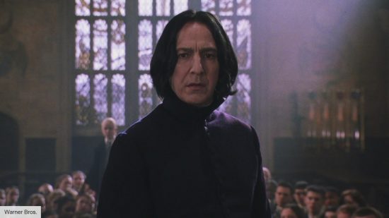 Alan Rickman as Professor Snape in Harry Potter