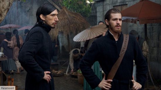 Adam Driver and Andrew Garfield in Silence
