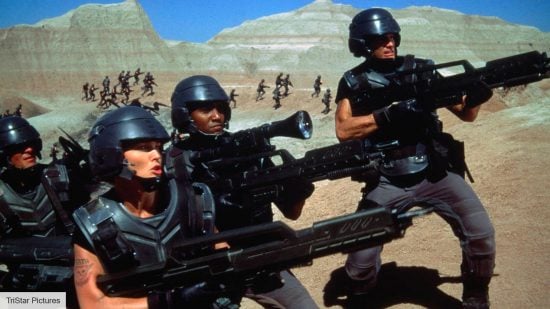 The best action movies of all time: The cast of Paul Verhoeven's Starship Troopers