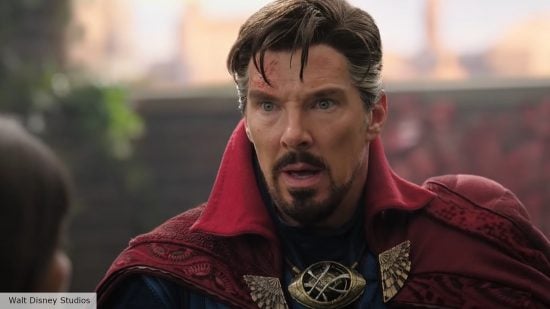 Benedict Cumberbatch as Doctor Strange in Doctor Strange and the Multiverse of Madness