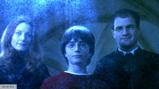 Harry Potter plot holes: Harry (Daniel Radcliffe) sees his parents in the Mirror of Erised