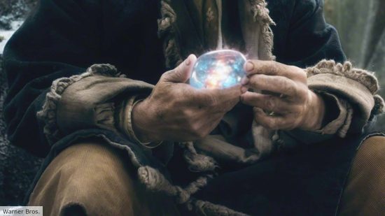 Is the Arkenstone a Silmaril? Martin Freeman as Bilbo Baggins in The Hobbit holding the Arkenstone