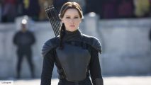 Jennifer Lawrence as Katniss Everdeen in the Hunger Games movies