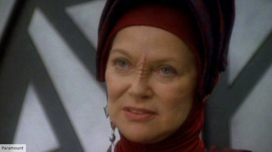 Louise Fletcher as Kai Winn on Star Trek: Deep Space Nine