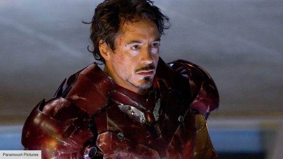 Robert Downey Jr as Tony Stark in Iron-Man