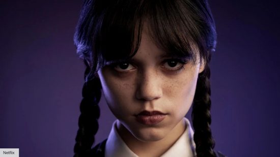 Jenny Ortega as Wednesday Addams in the new Netflix series