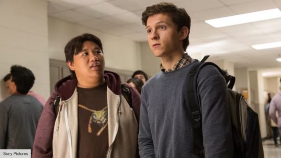 Jacob Batalon and Tom Holland in Spider-Man: No Way Home