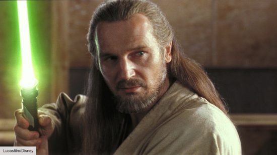 Liam Neeson as Qui-Gon Jinn in Star Wars: The Phantom Menace
