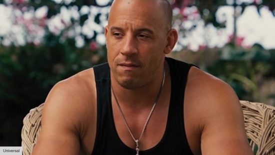 Vin Diesel as Dom Toretto in Fast and Furious