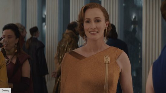 What planets is Andor set on? Genevieve O'Reilly as Mon Mothma