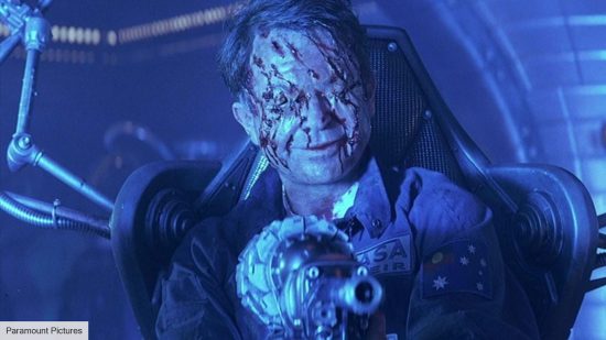 The best body horror movies of all time: Sam Neill as William Weir in Event Horizon