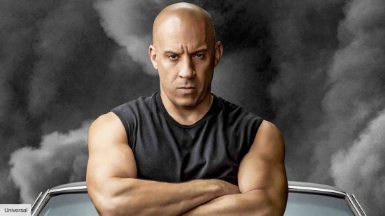 Vin Diesel as Dom Toretto in Fast and Furious 9 poster