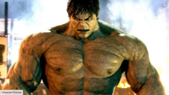 Edward Norton as the Hulk in the 2008 Marvel movie The Incredible Hulk