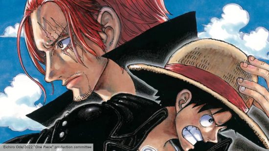 How to watch One Piece Red: Shanks and Luffy on the poster of the new anime movie