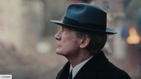 How to watch Living: Mr Williams looking out in the distance in the movie Living 