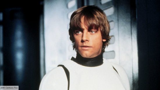 Mark Hamill as Luke Skywalker in Stormtrooper uniform in Star Wars: A New Hope