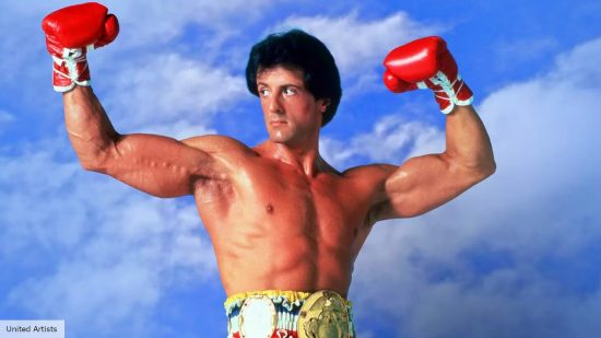 Stallone in the Rocky movies