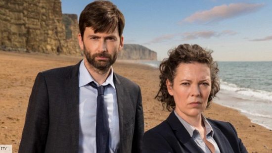 Best thriller series: David Tennant and Olivia Colman in Broadchurch
