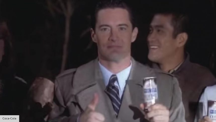 Kyle MacLachlan in Twin Peaks coffee ads by David Lynch
