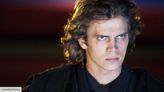 Hayden Christensen as Anakin Skywalker in Star Wars